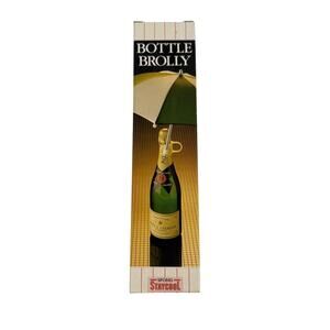 Vintage Bottle Brolly Red & White Wine Umbrella Spong Staycool NEW